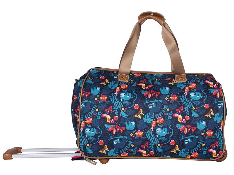 Pattern 22 Inch Duffel Bag with 2-Rolling Wheels, Weekender Overnight Travel ... gallery