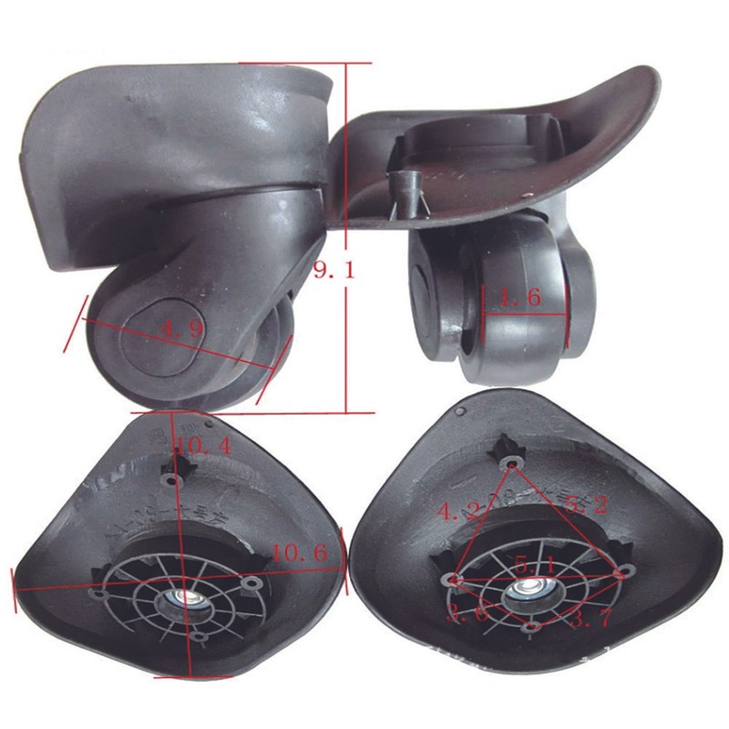 2PCS Suitcase Wheels Replacement Luggage Spinner Universal Wheel For Any Bag A08 gallery