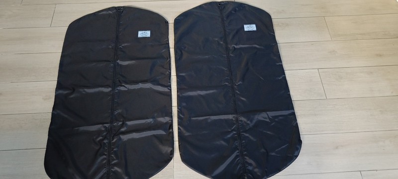 Prada 2 Rack Garment Bags Nylon