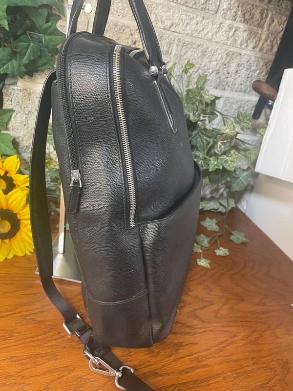 TUMI SINCLAIR OLIVIA CONVERTIBLE BACKPACK BAG SHOULDER COMPUTER BAG BLACK $495 gallery