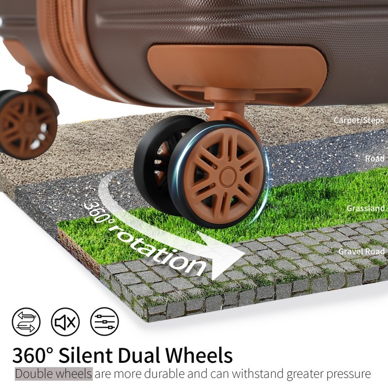 Lightweight Hardshell Suitcase, 360° Spinner Wheels & TSA Lock for Daily Travel gallery