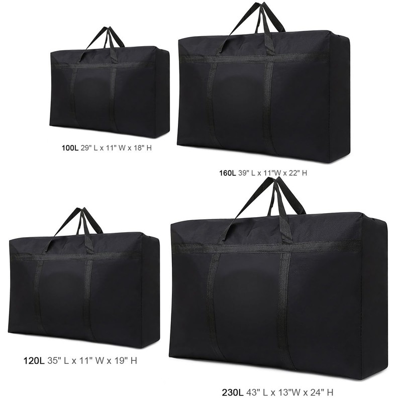 Multipurpose Extra Large Heavy Duty Storage Bags Duffle Bags for Space Saving... gallery
