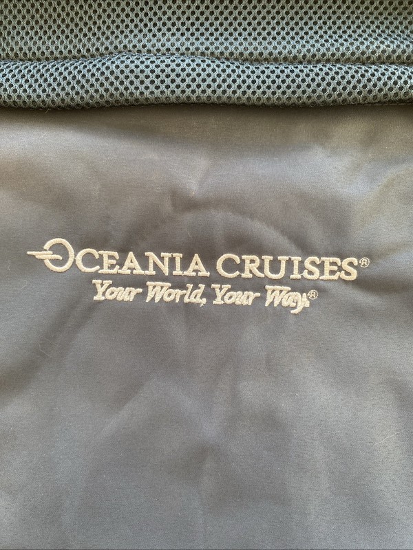 Oceania Cruises Drawstring Mesh Bag Backpack Dark Blue New Without Tags gallery