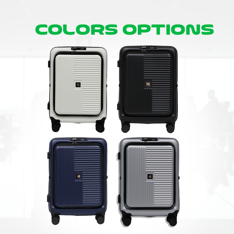 20-Inch Lightweight Collapsible Expandable Carry-On Suitcase, Airline Approved gallery