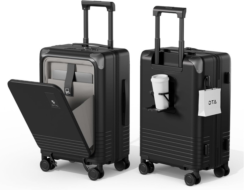Top Opening Expandable Lightweight PC Hard Shell Suitcase, 20 Inch Carry on Lugg
