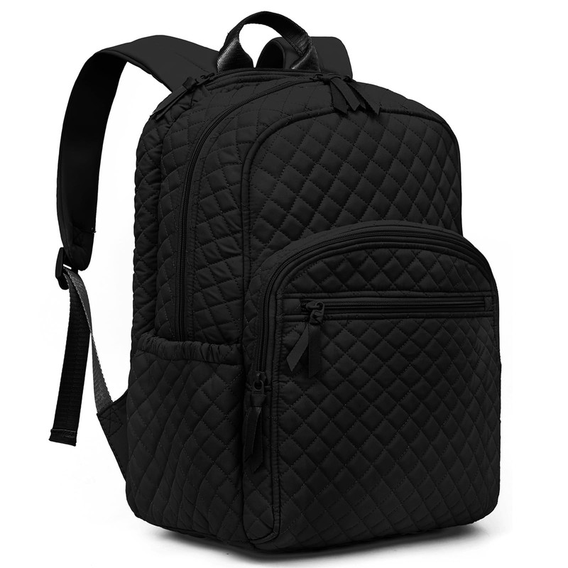 Backpack for Women,College Backpack,Quilted Casual Daypack,Waterproof Bookbag…