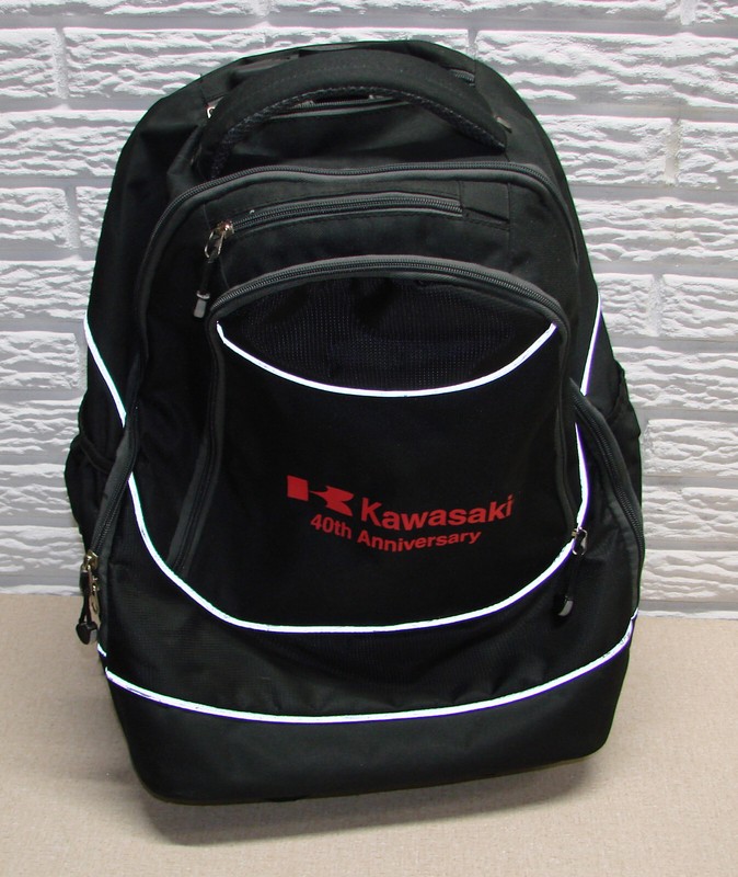 KAWASAKI BACKPACK/ LUGGAGE / SUITCASE --- SEE PICS