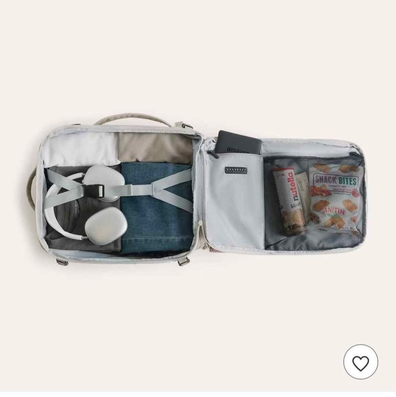 BagsMart Faro 29L Carry On Travel Backpack Set Bone White - New With Tags gallery