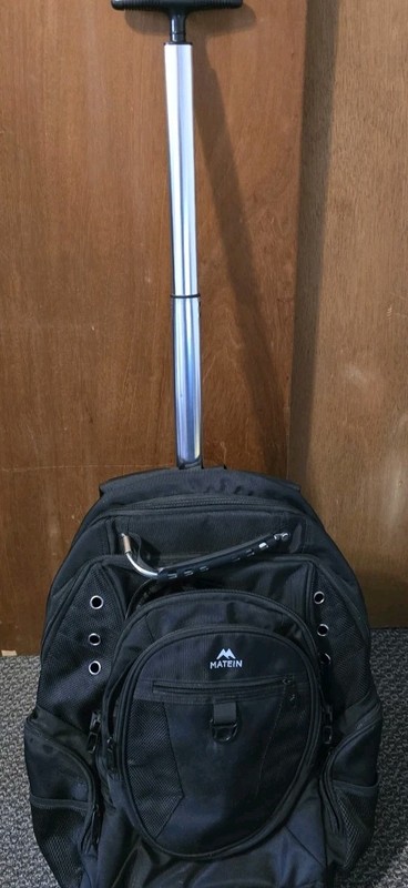 Matein Wheeled Rolling Backpack18 In
