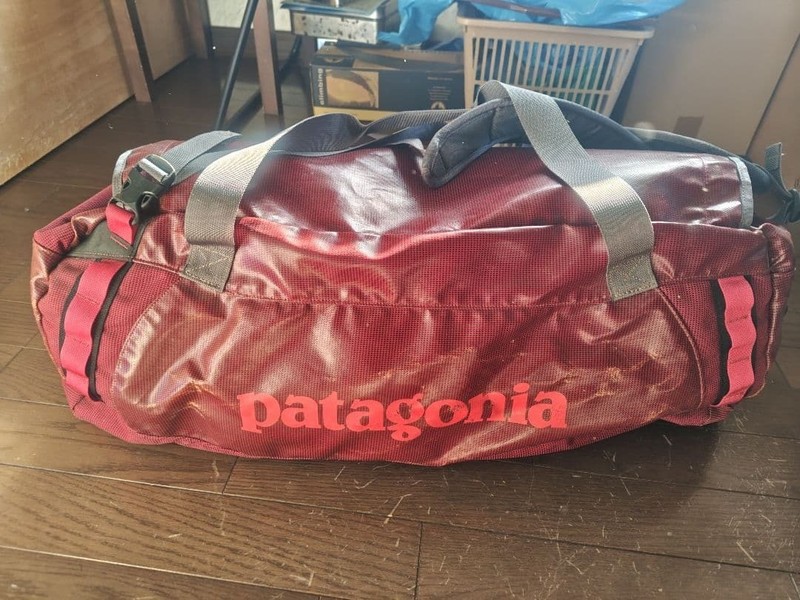 Patagonia Black Hole Duffel 90L Red Water Repellent Bag