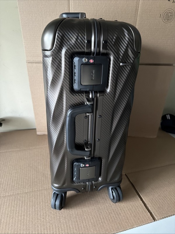 TUMI 19 Degree Aluminum Continental Large Carry On 4 Wheel Packing Case Gunmetal gallery