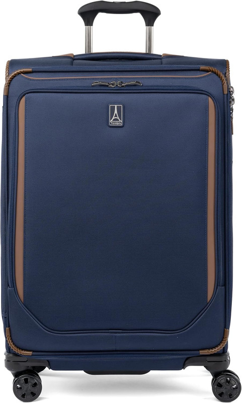 Crew Classic Lightweight Softside Expandable Checked Luggage, 8 Wheel Spinner Su