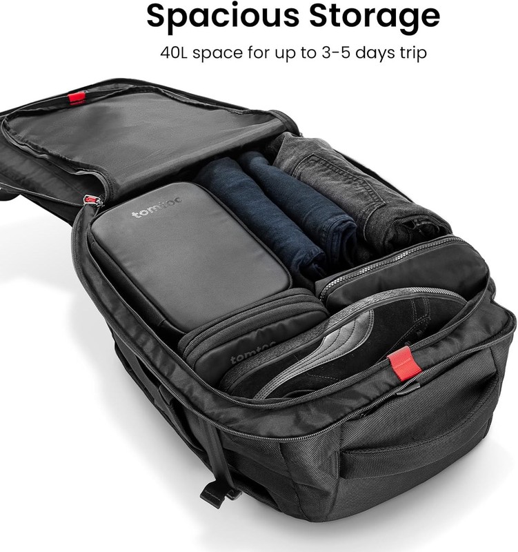 TSA Approved Carry On Backpack tomtoc 40L Laptop gallery