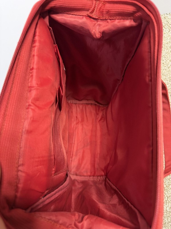 YoWeshop Red Canvas Backpack Daypack Water Bottle Pockets Travel Bag Unisex gallery