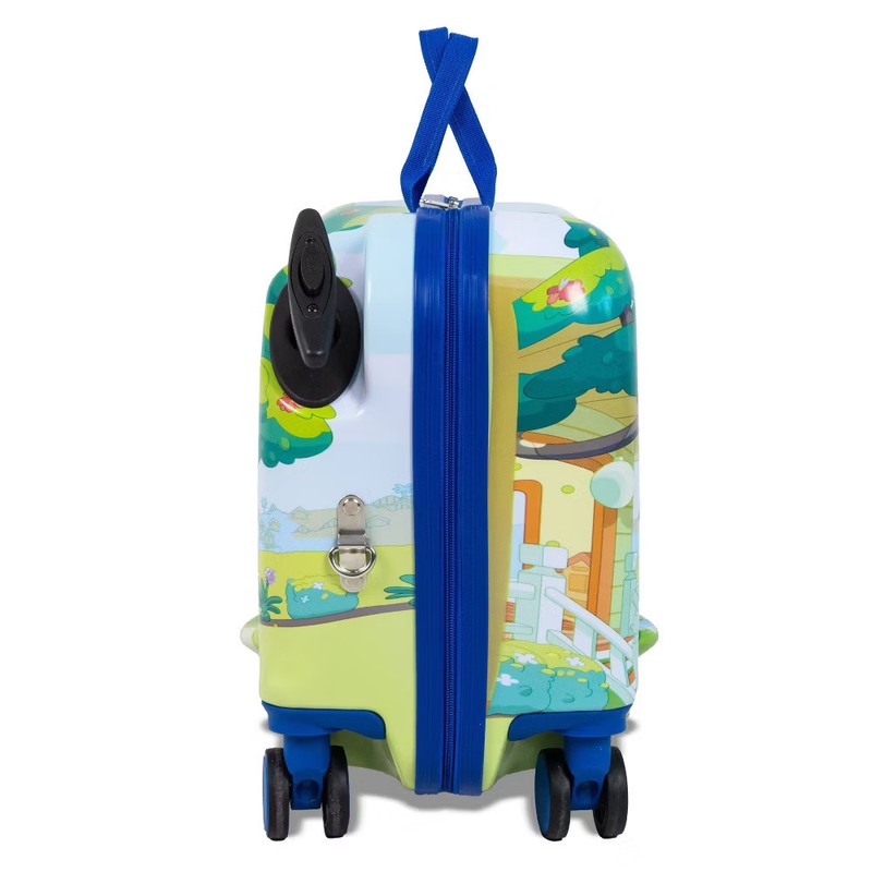 Bluey Checked Hardside Ride on Luggage - Bluey gallery