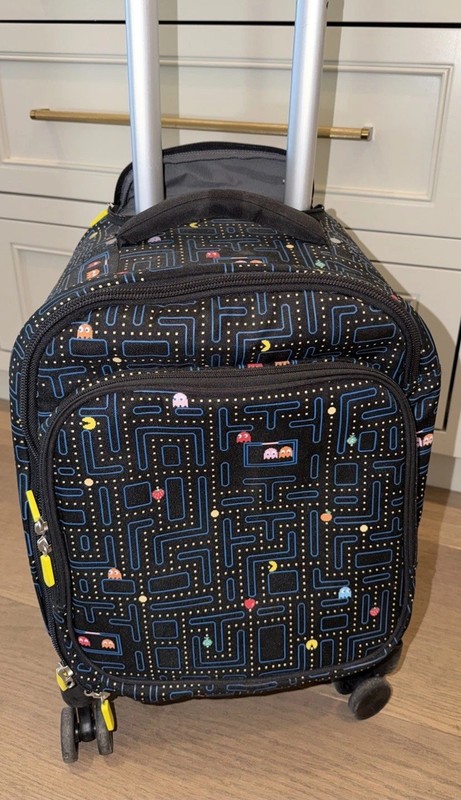 POTTERN BARN KIDS PAC-MAN Jet-Set ROLLING Carry-on Luggage