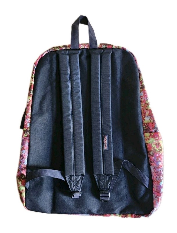 JanSport Superbreak Student Backpack, Multi Flower Exposed, New gallery