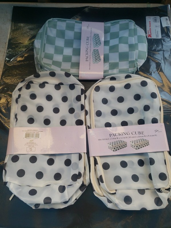 Canvas Packing Cube Zippered = 6 Total. 11.8 X 7.8 X 6 gallery