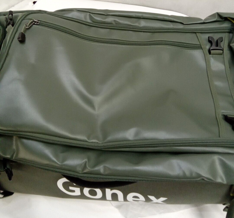 Gonex GXGN0515B 33" Wheeled Rolling Duffle Bag 100L Capacity Polyester/PVC Olive gallery