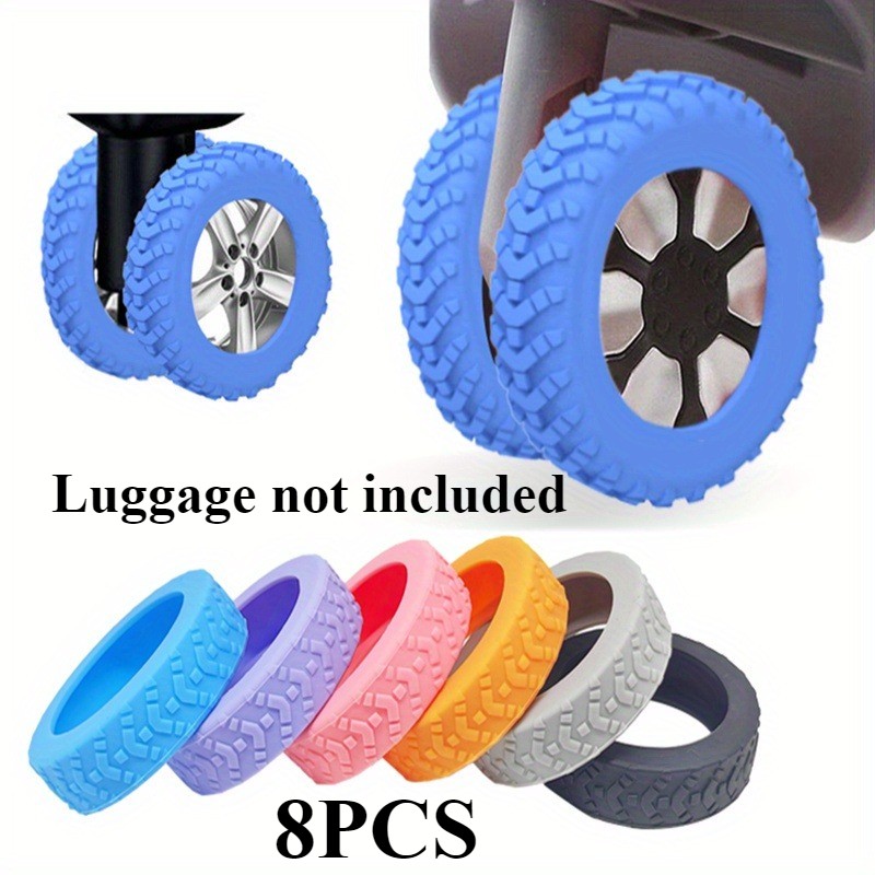 High-Quality Durable Anti-Scratch Compact Colorful Practical Luggage Wheel Cover gallery