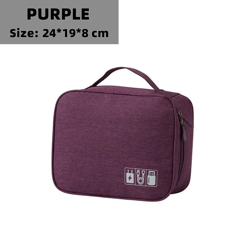 Portable Electronic Organizer Travel Cable Storage Bag Cord Case Accessories NEW
