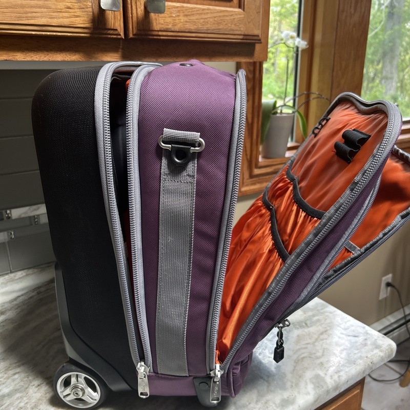 eBags Mother Lode Wheeled Duffel Rolling Carry On 18 “ Hard Soft Luggage gallery