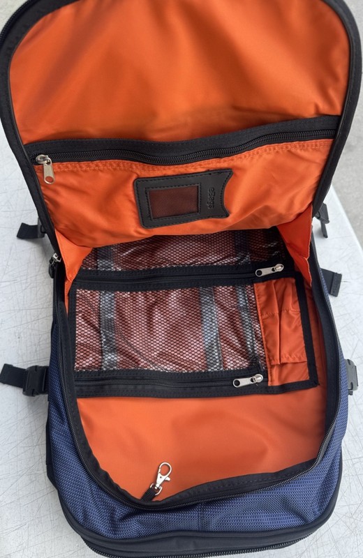 eBags Travel Backpack Convertible eTech Weekender Carry On 22x14x7 Blue & Black gallery