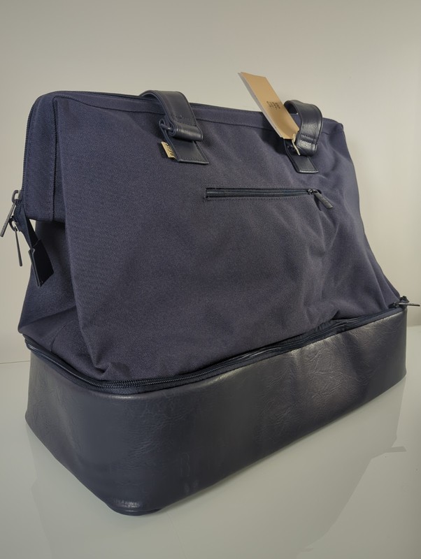 BEIS The Convertible Mini Weekender Duffle Bag in Navy Blue New With Tags gallery