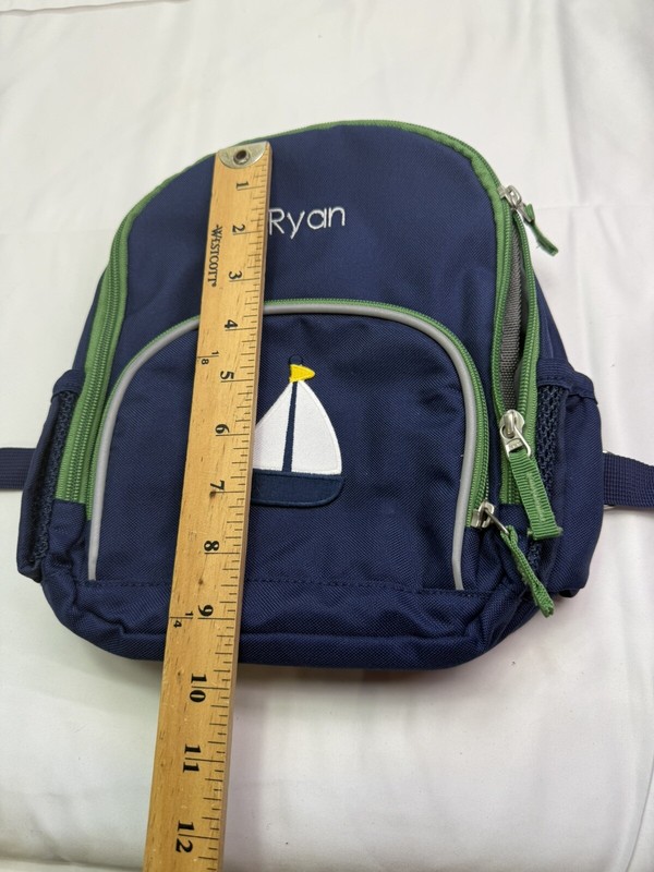 Personalized Pottery Barn Kids Mini Backpack “Ryan” Personalize Sailboat toddler gallery