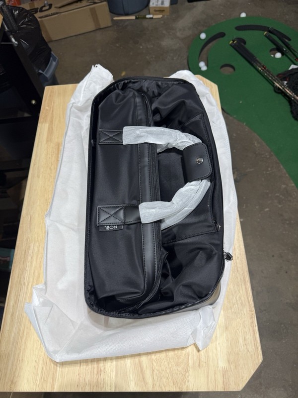 NOBL Weekender Bag Jet Black Duffel Travel Overnight Carry-On New