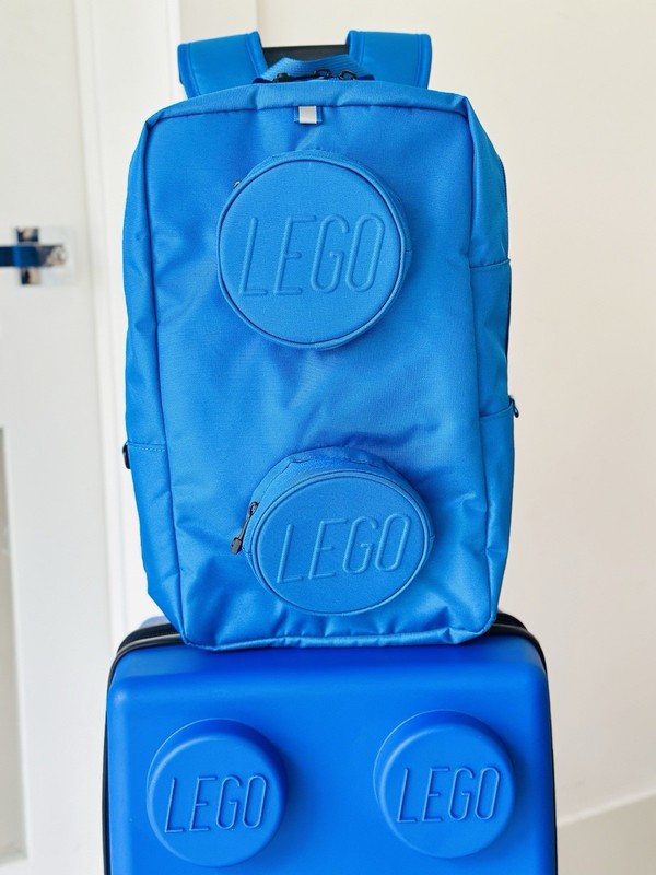 LEGO Expandable Carry-On & Backpack Luggage Set - Signature Brick BLUE gallery
