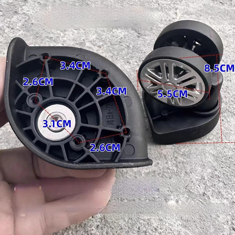 2pcs Luggage Wheel Replacement for Samsonite Ricardo A-72 A72 !!Ships from USA!!