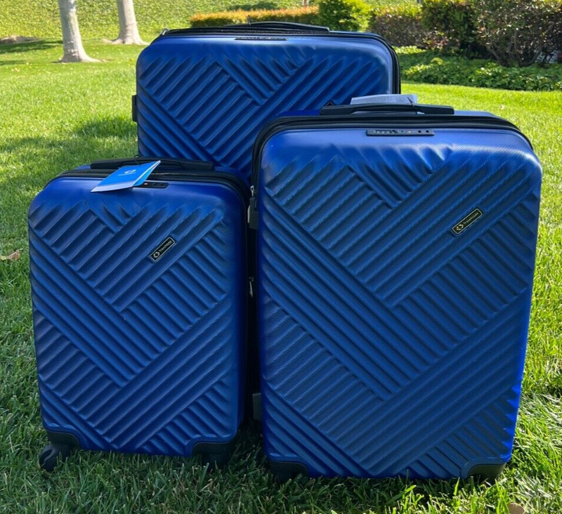 Luggage Set 3 Piece Expandable Spinner Suitcase W/ Combination Lock 20″24″28″in
