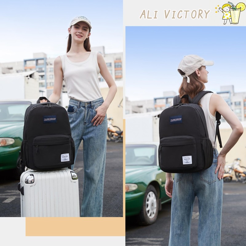 Backpack for Women Men 17 Inch Laptop Back Pack Large College Bookbag Kids El... gallery