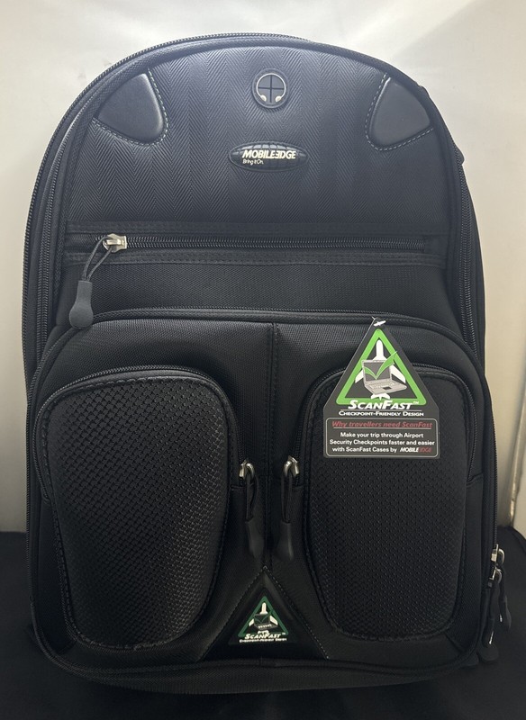 Mobile Edge ScanFast Checkpoint Friendly Travel Laptop Backpack 17" - NWT