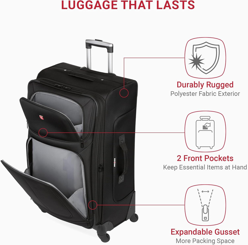 Sion 3-Piece Set, Softside Expandable Luggage – 21 Inch Carry-On & 25 & 29 Inch gallery