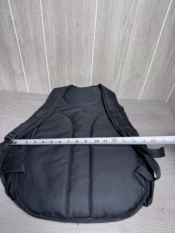 Harley-Davidson Black Backpack Padded Straps Front Pocket Side Mesh Bag gallery