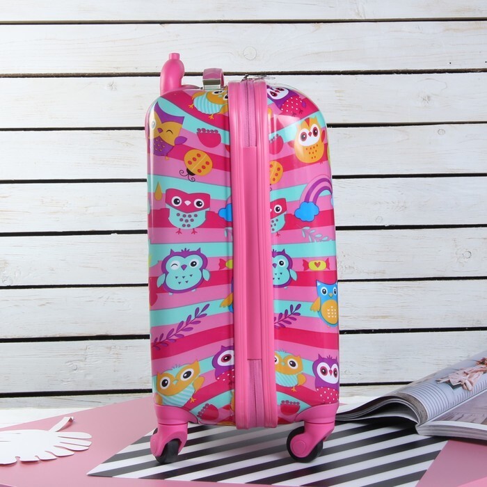 Owls pattern for Children Hardshell Travel Suitcase Luggage Dual-wheel spinners gallery