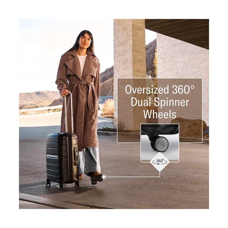 Samsonite Freeform 24-Inch Medium Luggage with Dual 360° Spinner Wheels - C gallery