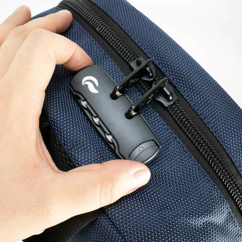 Skunk Element Backpack - Smell Proof Water Proof w/ Combo Lock- Midnight Navy gallery