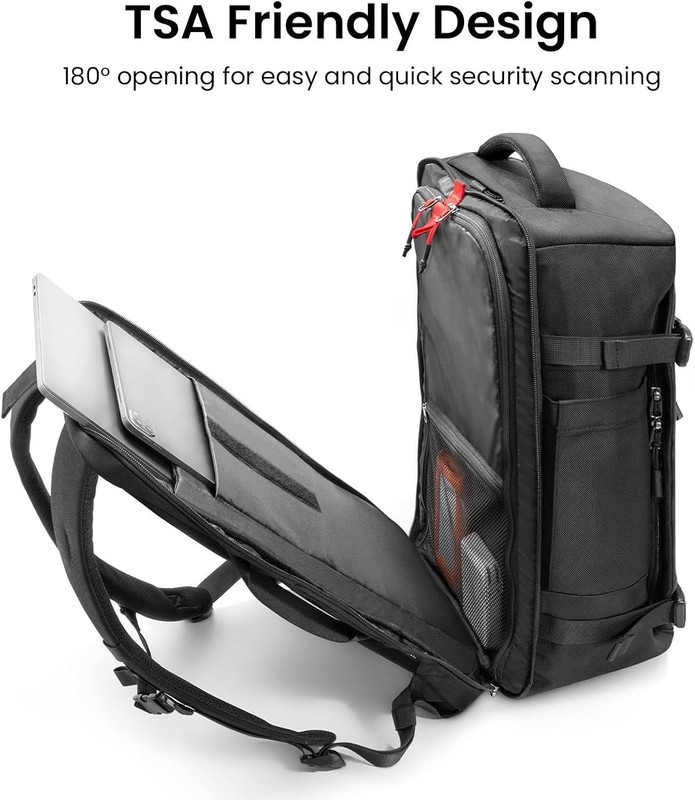 Travel Backpack 40L, TSA Friendly Flight Approved Carry-on Luggage Hand Water... gallery