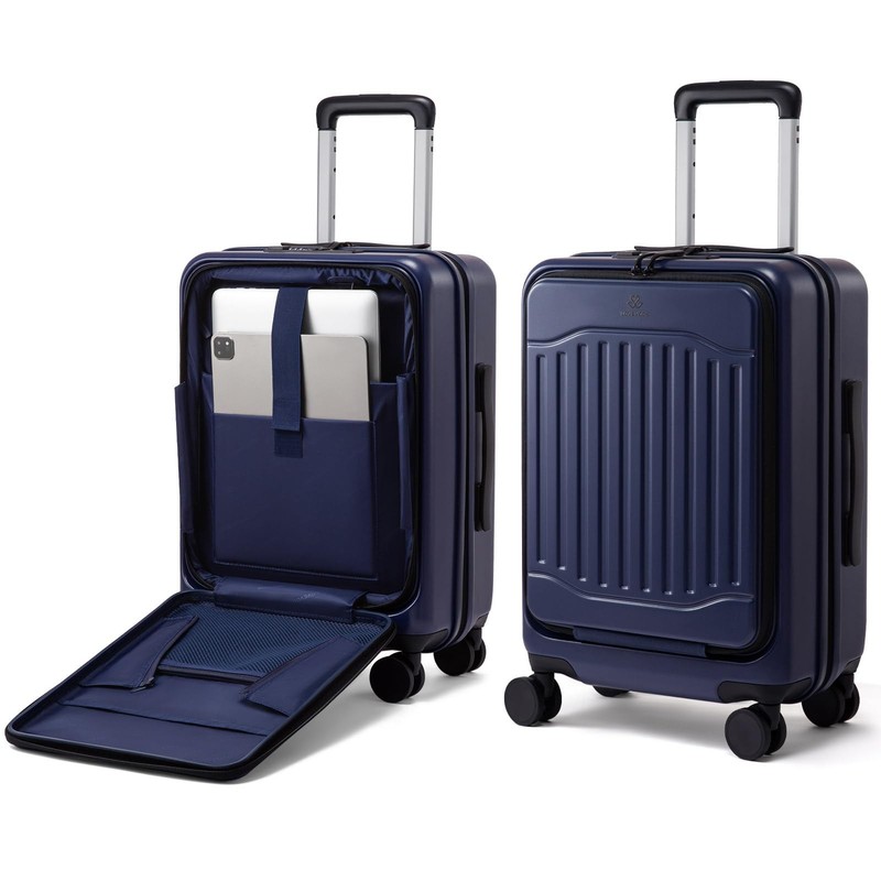 Carry on Luggage, PC Hard Shell Suitcases with wheels, 20-Inch Carry On Lugga…