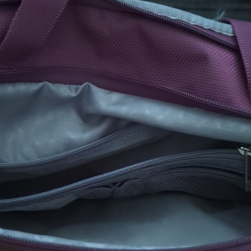 Samsonite Purple Polyester Duffle Bag Adjustable Straps Multiple Compartments gallery