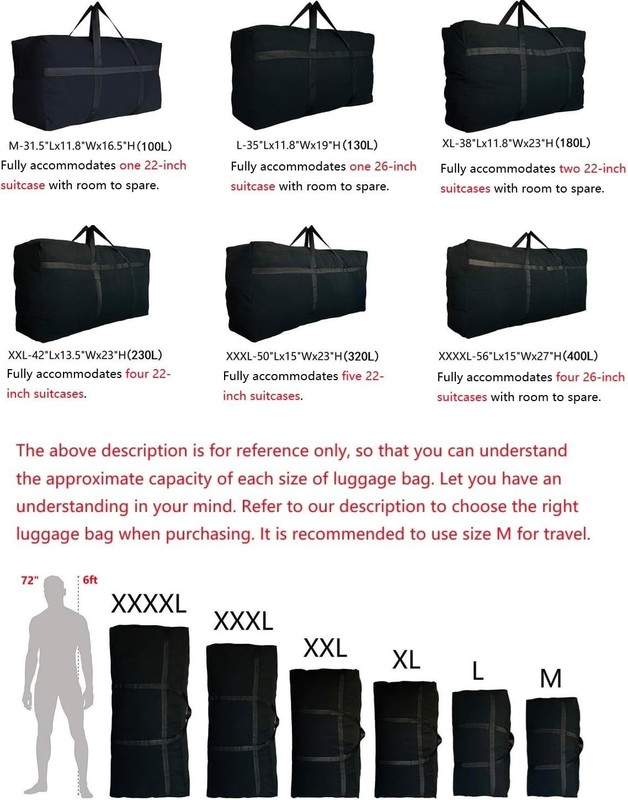Multi-Purpose Extra Large Duffle Bag for Travel & Home Storage – 100L Capacity gallery