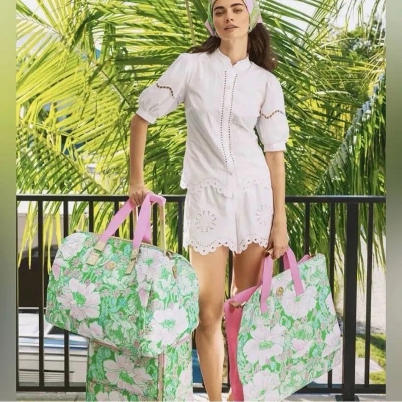 Lilly Pulitzer Weekender Bag Putting Green Poppyland