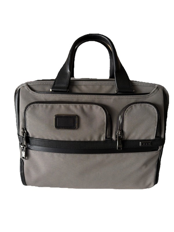 Tumi ALPHA X Expandable Organizer Laptop Brief Briefcase 148626 METEOR GREY $750