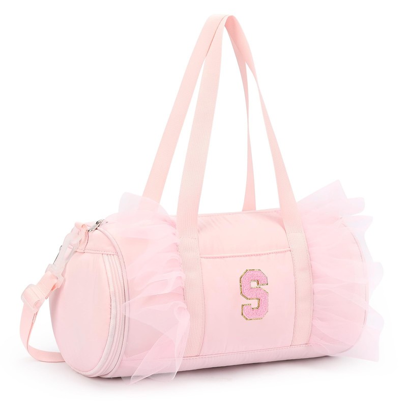 Personalized Pink Dance Bag for Girls Ages 4-6 – Kids Duffle Ballet Bag