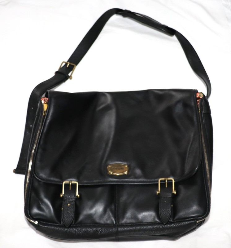 SAMSONITE RARE Black Label Resort Soft Black Leather Carry On Briefcase + More