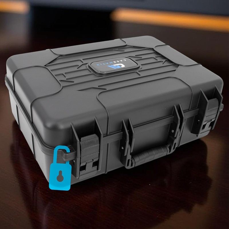 CASEMATIX 16” Hard Shell Case with Customizable Foam for Electronics & Tools gallery
