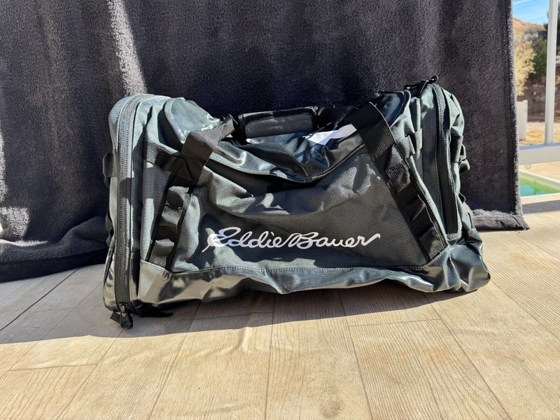 Eddie Bauer First Ascent Maximus 70L Duffel Bag Backpack Gray gallery